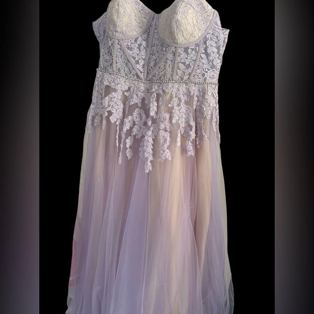 David’s bridal prom dress. Size 20